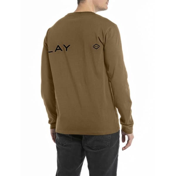 Replay Långärmad T-shirt M6648 .000.2660 Grönt 2XL Man