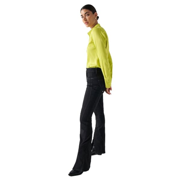 Salsa Jeans Bluse 21006613 Grøn M Kvinde