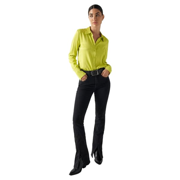 Salsa Jeans Bluse 21006613 Grøn M Kvinde