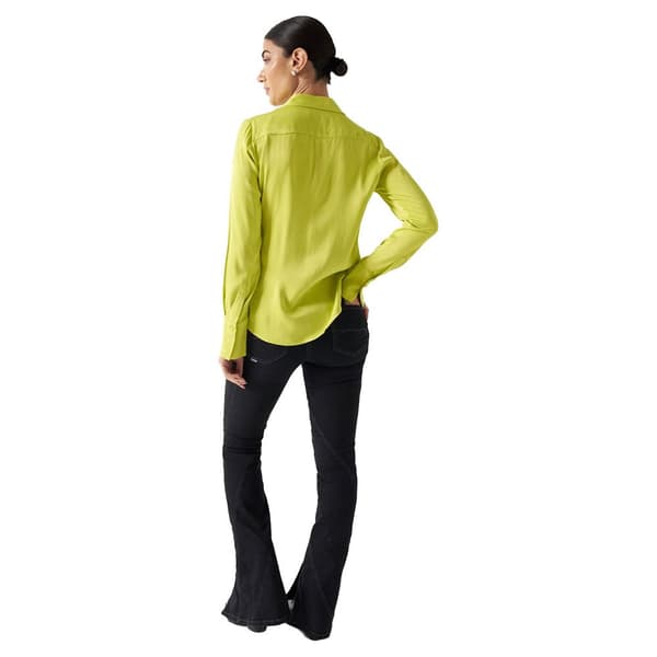 Salsa Jeans Bluse 21006613 Grøn M Kvinde