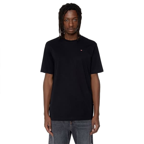 Diesel Kortærmet T-shirt Just Microdiv Sort S Mand