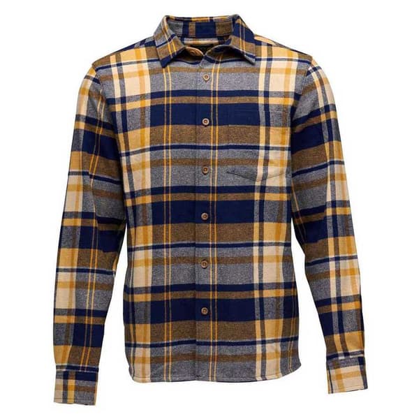 Black Diamond Lang ærmet Skjorte Project Flannel Brun,Blå M Mand