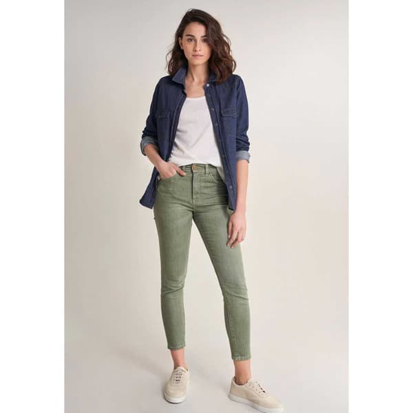 Salsa Jeans Fit Bomull Långärmad Skjorta Slim Blå S Kvinna