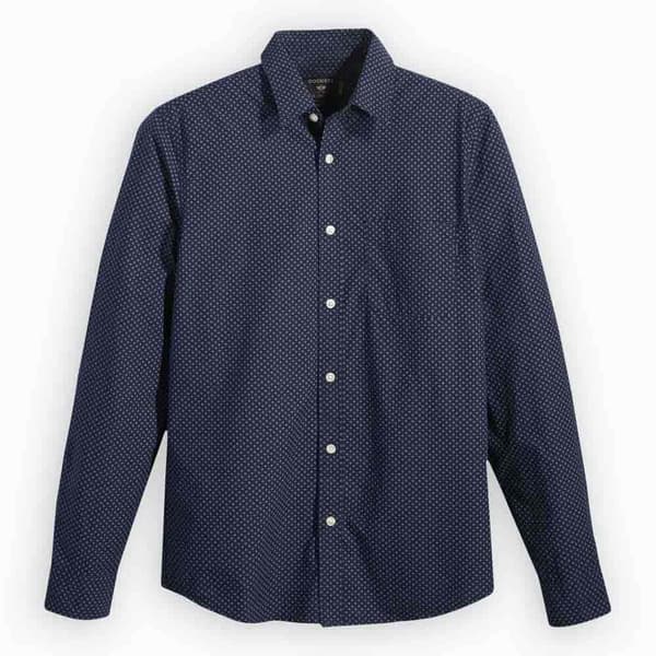 Dockers Lang ærmet Skjorte Slim Icon Blå M Mand