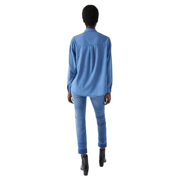 Salsa Jeans Långärmad Tröja 21007164 Regular Fit Blå L Kvinna