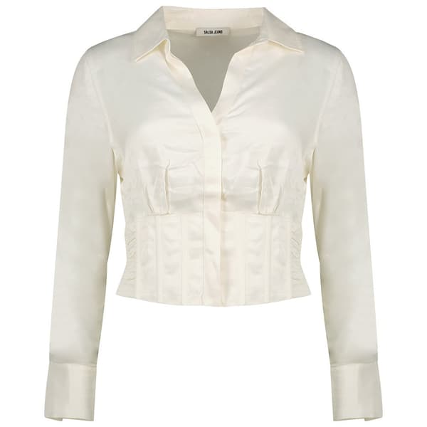 Salsa Jeans Långärmad Tröja 21007366 Beige L Kvinna