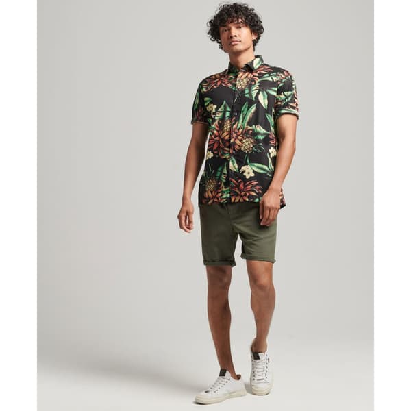 Superdry Lyhythihainen Paita Vintage Hawaiian Musta S Mies