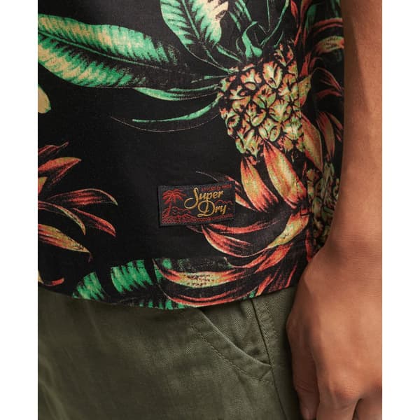Superdry Lyhythihainen Paita Vintage Hawaiian Musta S Mies