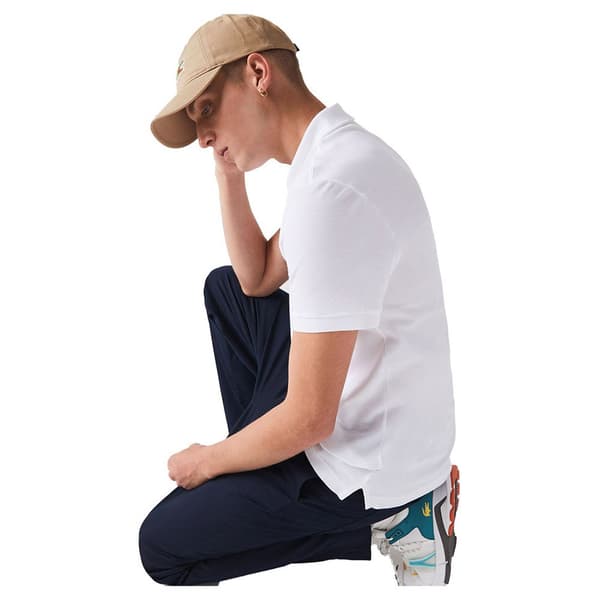 Lacoste Slim Fit Kortärmad Pikétröja Petit Piqué Vit 2XL Man