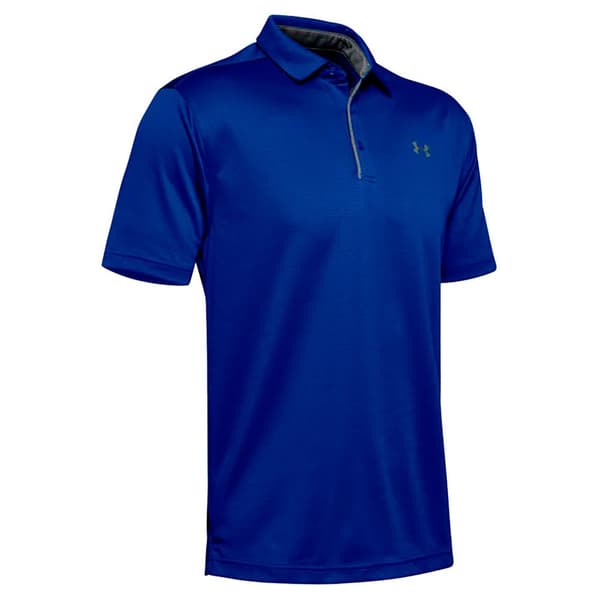 Under Armour Lyhythihainen Poolo Tech Sininen S / Regular Mies