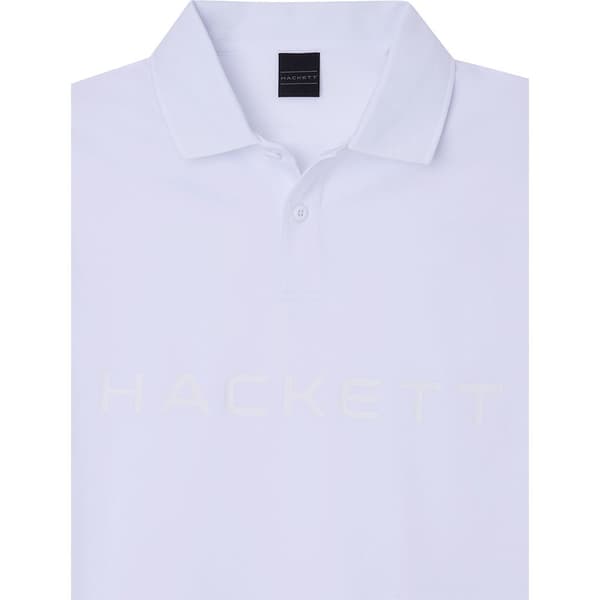 Hackett Kortærmet Polo Essential Hvid L Mand