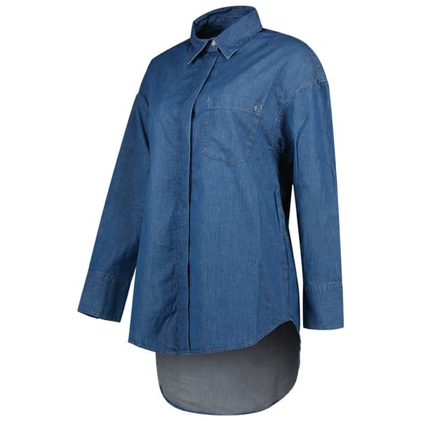 Salsa Jeans Långärmad Tröja 21007012 Oversize Blå M Kvinna