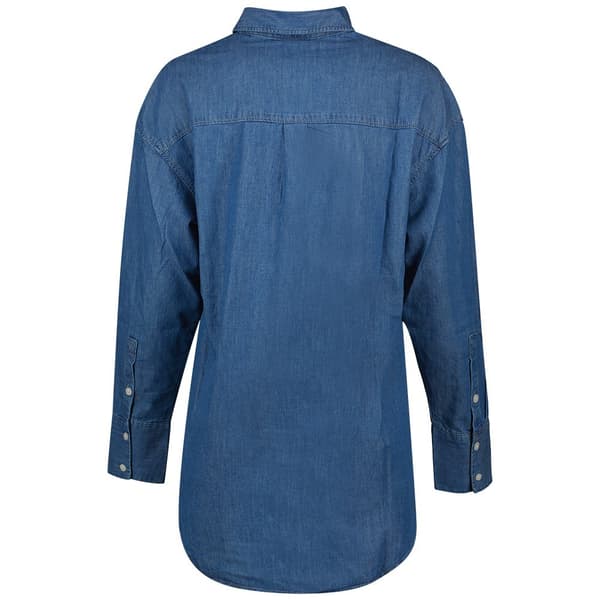 Salsa Jeans Långärmad Tröja 21007012 Oversize Blå M Kvinna