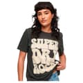 Miniatyrbild 3 av 6: Superdry Kortärmad T-shirt Med Rund Hals 70´s Retro Rock Logo Svart M Kvinna