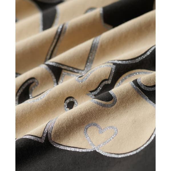 Superdry Kortärmad T-shirt Med Rund Hals 70´s Retro Rock Logo Svart M Kvinna