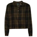 Miniatyrbillede 6 af 6: Superdry Langærmet Bluse Check Brun XS Kvinde