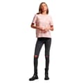 Miniatyrbild 4 av 5: Superdry Kortärmad T-shirt Med Rund Hals Luxe Metallic Logo Rosa XS Kvinna