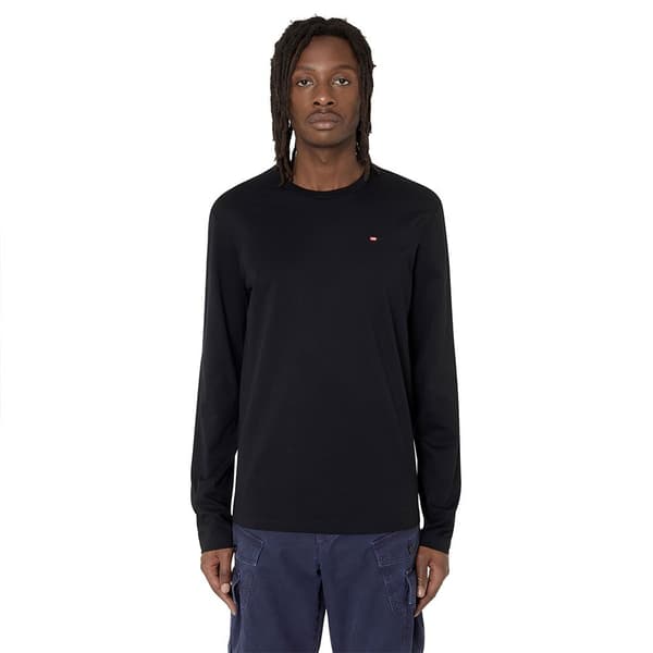Diesel Langærmet T-shirt Diegor Microdiv Sort M Mand
