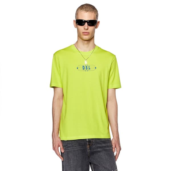 Diesel Kortærmet T-shirt Just K5 Gul L Mand