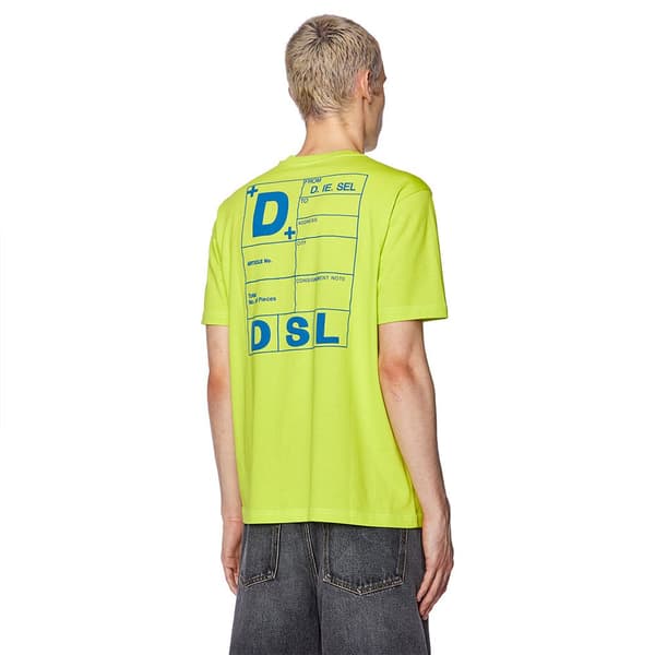 Diesel Kortærmet T-shirt Just K5 Gul XL Mand