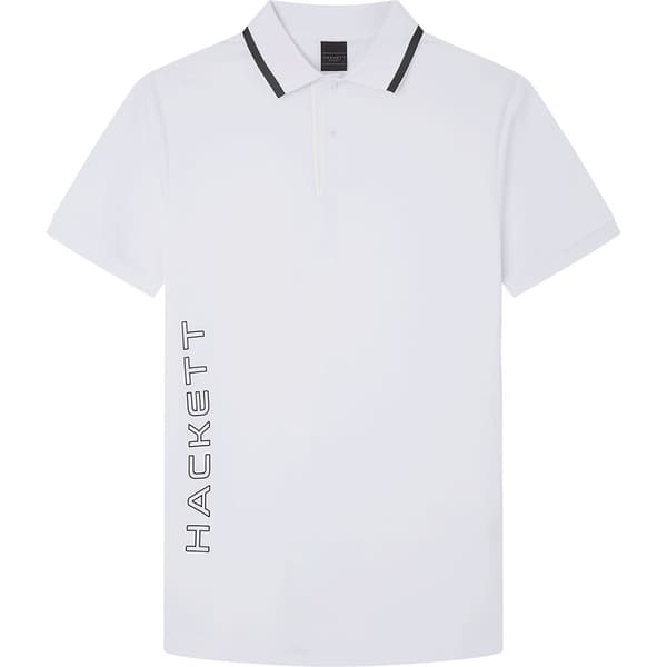Hackett Lyhythihainen Poolo Hm563231 Valkoinen L Mies