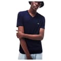 Miniatyrbillede 7 af 9: Lacoste Kortærmet T-shirt V-neck Pima Cotton Blå XS Mand
