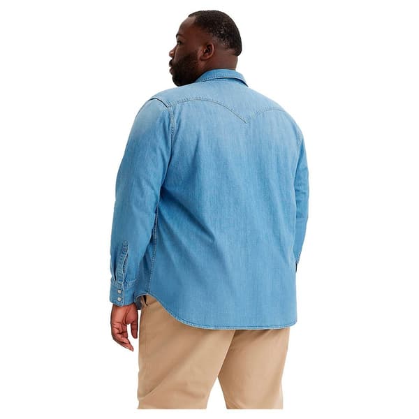 Levi´s ® Plus Barstow Western Skjorta Med Långa ärmar Blå 2XL Man