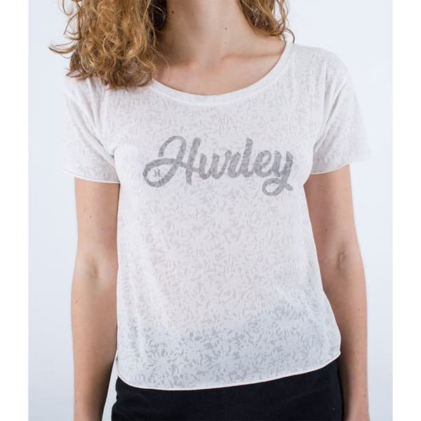 Hurley Kortärmad T-shirt Oceancare Devore Vit M Kvinna