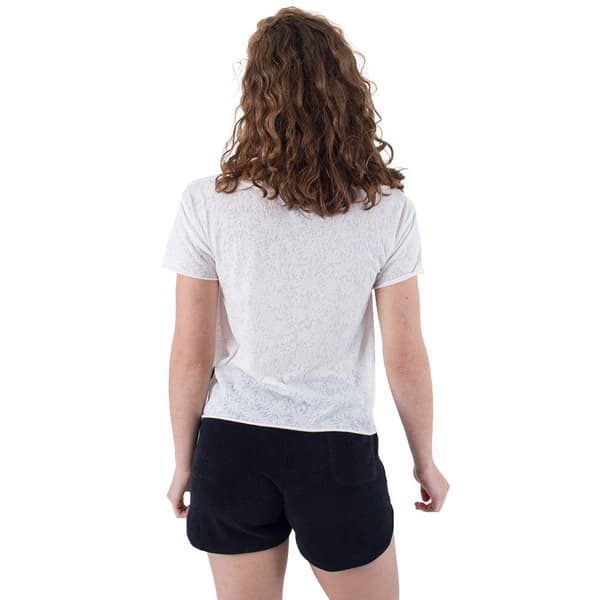 Hurley Kortärmad T-shirt Oceancare Devore Vit M Kvinna