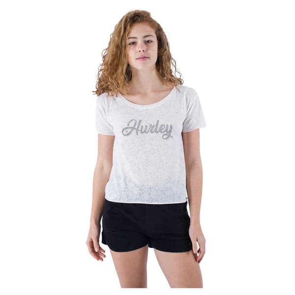 Hurley Kortärmad T-shirt Oceancare Devore Vit M Kvinna