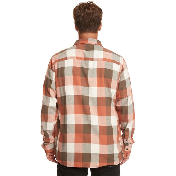 Quiksilver Lang ærmet Skjorte Motherfly Orange S Mand