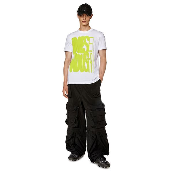 Diesel Kortärmad T-shirt Diegor K66 Gul L Man