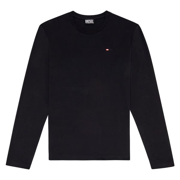 Diesel Långärmad T-shirt Diegor Microdiv Svart XL Man