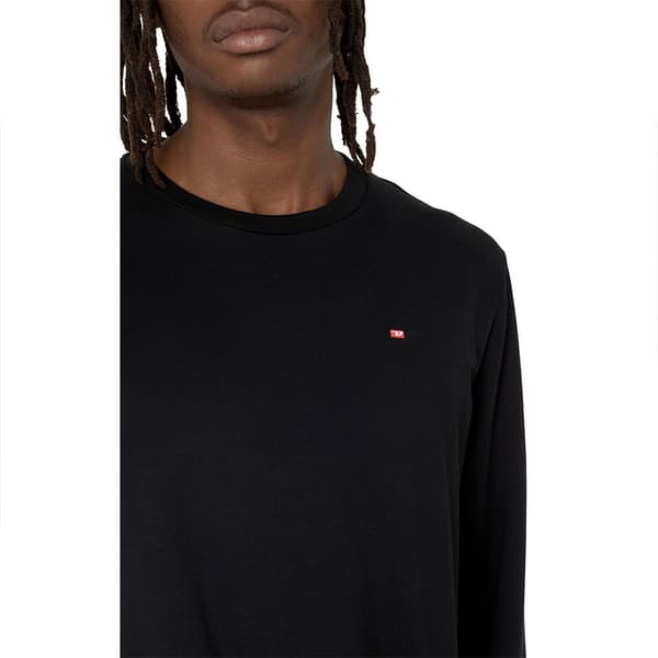 Diesel Långärmad T-shirt Diegor Microdiv Svart XL Man