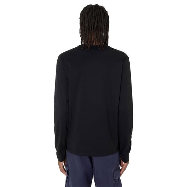 Diesel Långärmad T-shirt Diegor Microdiv Svart XL Man