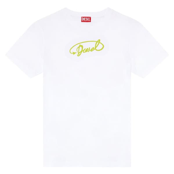 Diesel Kortärmad T-shirt Diegor Vit L Man