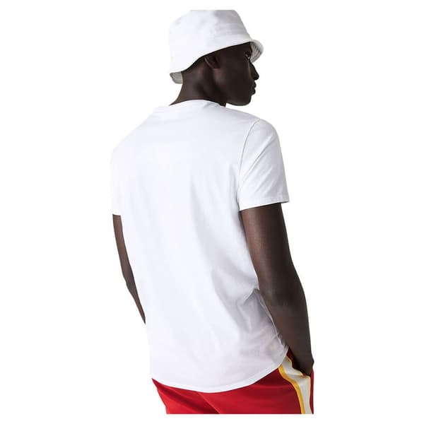 Lacoste Lyhythihainen T-paita Th6709 Valkoinen 2XL Mies