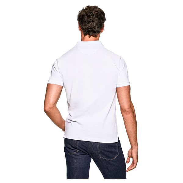 Hackett Lyhythihainen Poolopaita Slim Fit Valkoinen L Mies