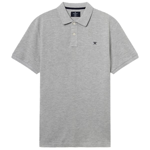 Hackett Kortärmad Polo Slim Fit Grå L Man