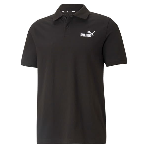 Puma Kortærmet Poloshirt Essential Piqué Sort M Mand