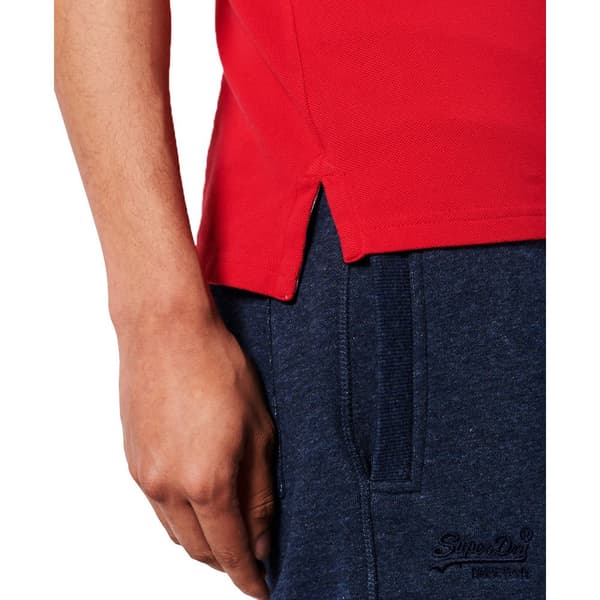 Superdry Kortærmet Polo Classic Pique Rød 2XL Mand