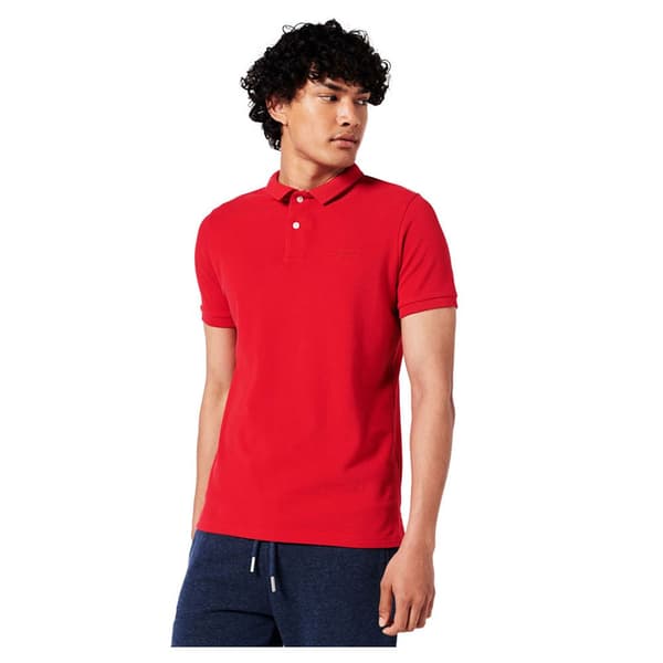 Superdry Kortærmet Polo Classic Pique Rød 2XL Mand