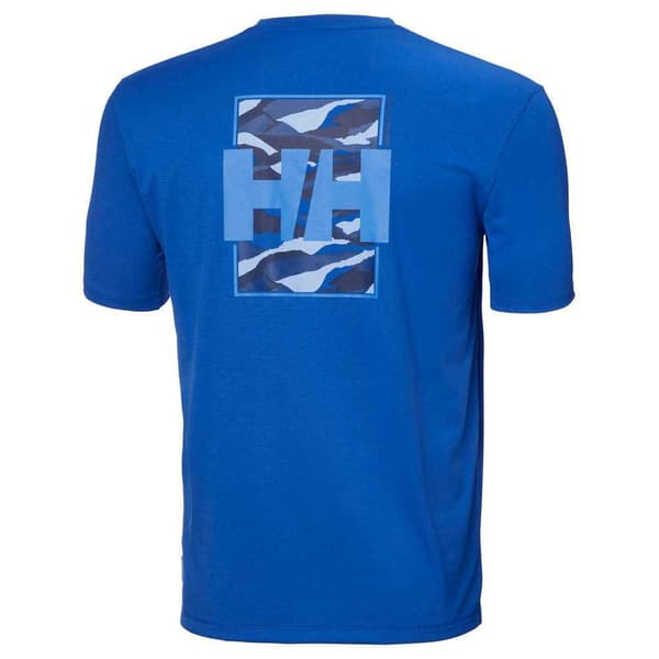 Helly Hansen Skog Recycled Graphic T-shirt Med Korte ærmer Blå S Mand