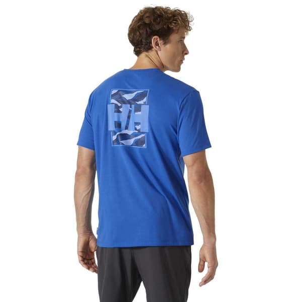 Helly Hansen Skog Recycled Graphic T-shirt Med Korte ærmer Blå S Mand