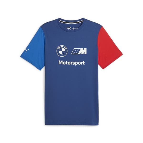 Puma Kortärmad T-shirt Bmw Mms Ess Logo Blå M Man
