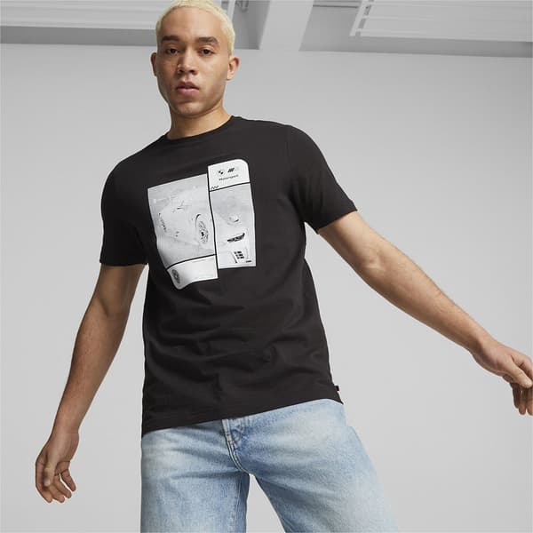 Puma Kortärmad T-shirt Bmw Mms Ess Car Graphic Svart L Man