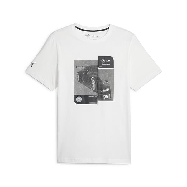 Puma Kortärmad T-shirt Bmw Mms Ess Car Graphic Vit M Man