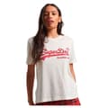Pikkukuva 1 / 4: Superdry Lyhythihainen Pyöreä Kaula-aukkoinen T-paita Embellished Vintage Logo Beige 2XS Nainen