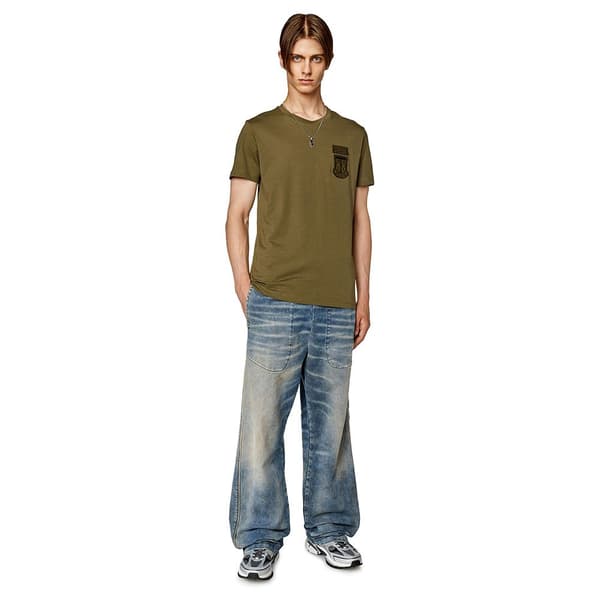 Diesel Kortärmad T-shirt Diegor K67 Brun S Man