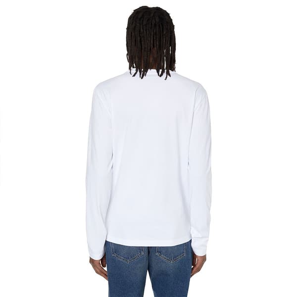 Diesel Långärmad T-shirt Diegor Microdiv Vit S Man